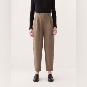 Frank & Oak Amelia Balloon Pants in Light Brown